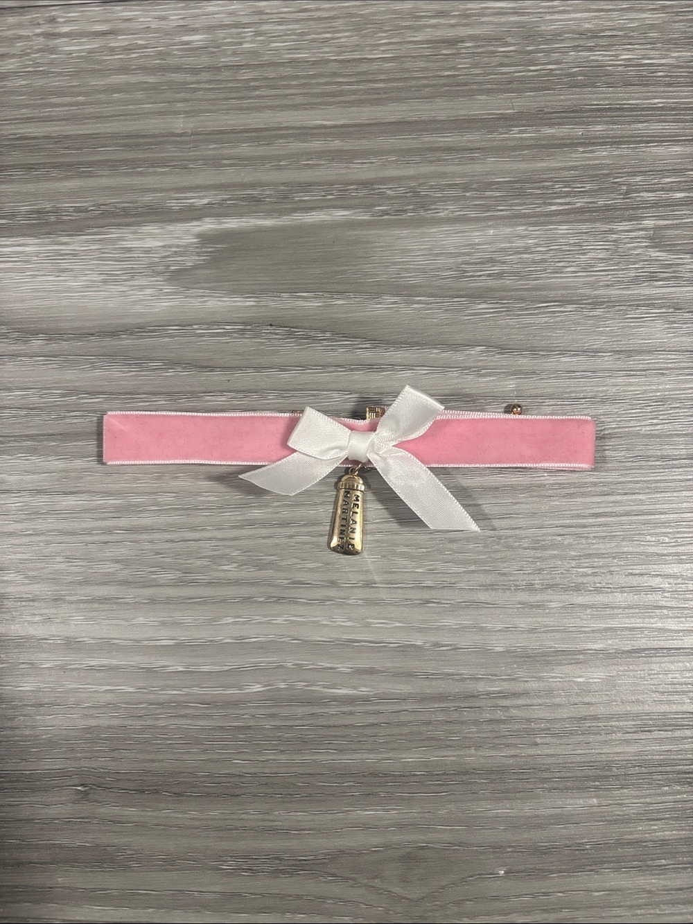 Melanie Martinez Crybaby Pink Velvet choker necklace